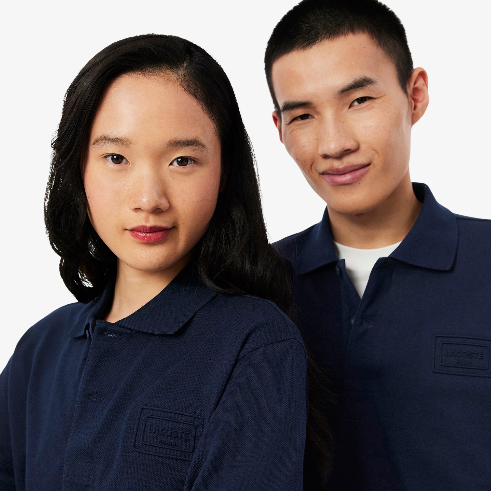 Áo Polo Lacoste Unisex Dáng Cổ Điển Logo Dập Nổi