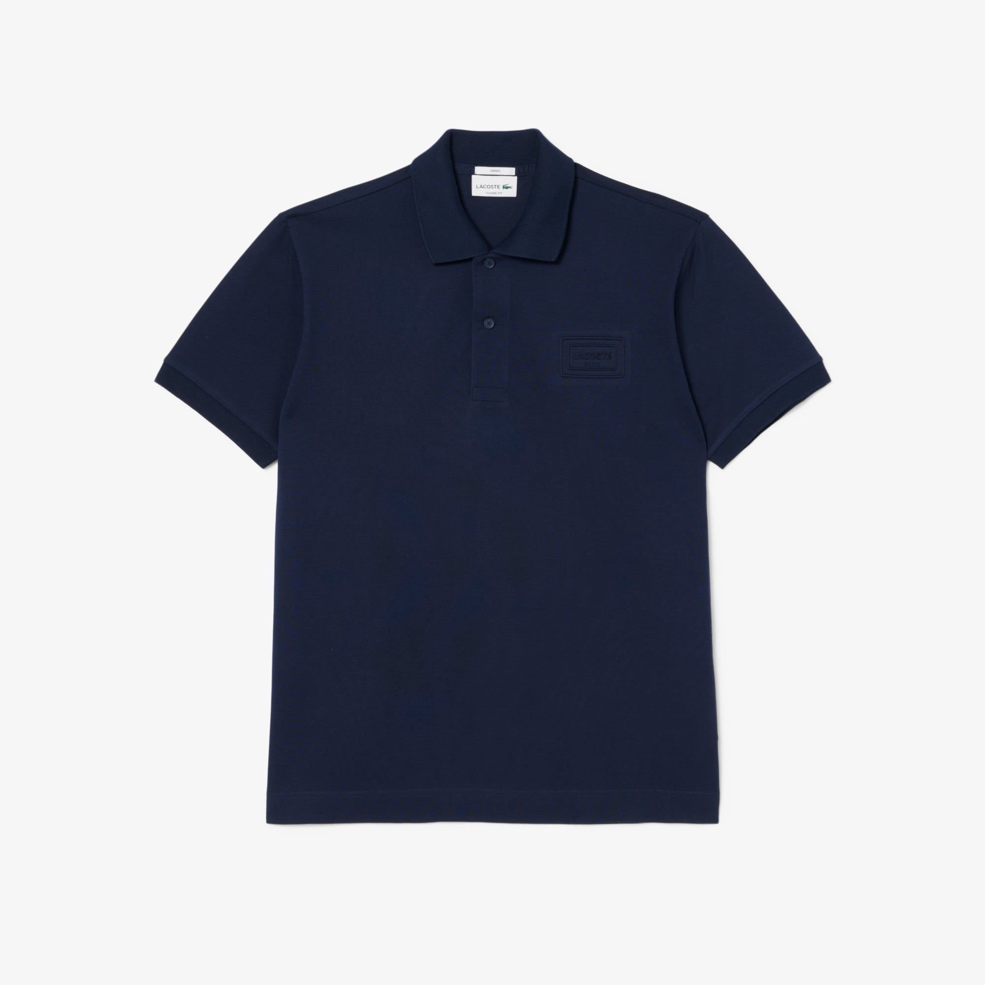 Áo Polo Lacoste Unisex Dáng Cổ Điển Logo Dập Nổi