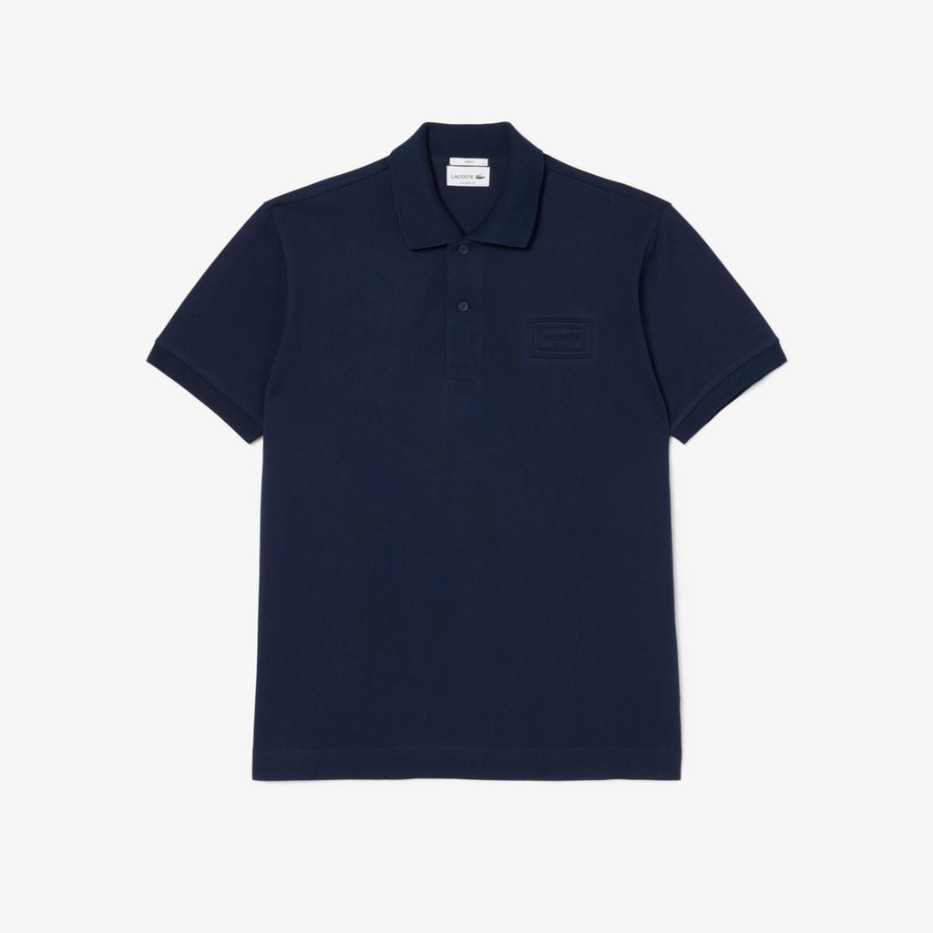 Áo Polo Lacoste Unisex Dáng Cổ Điển Logo Dập Nổi