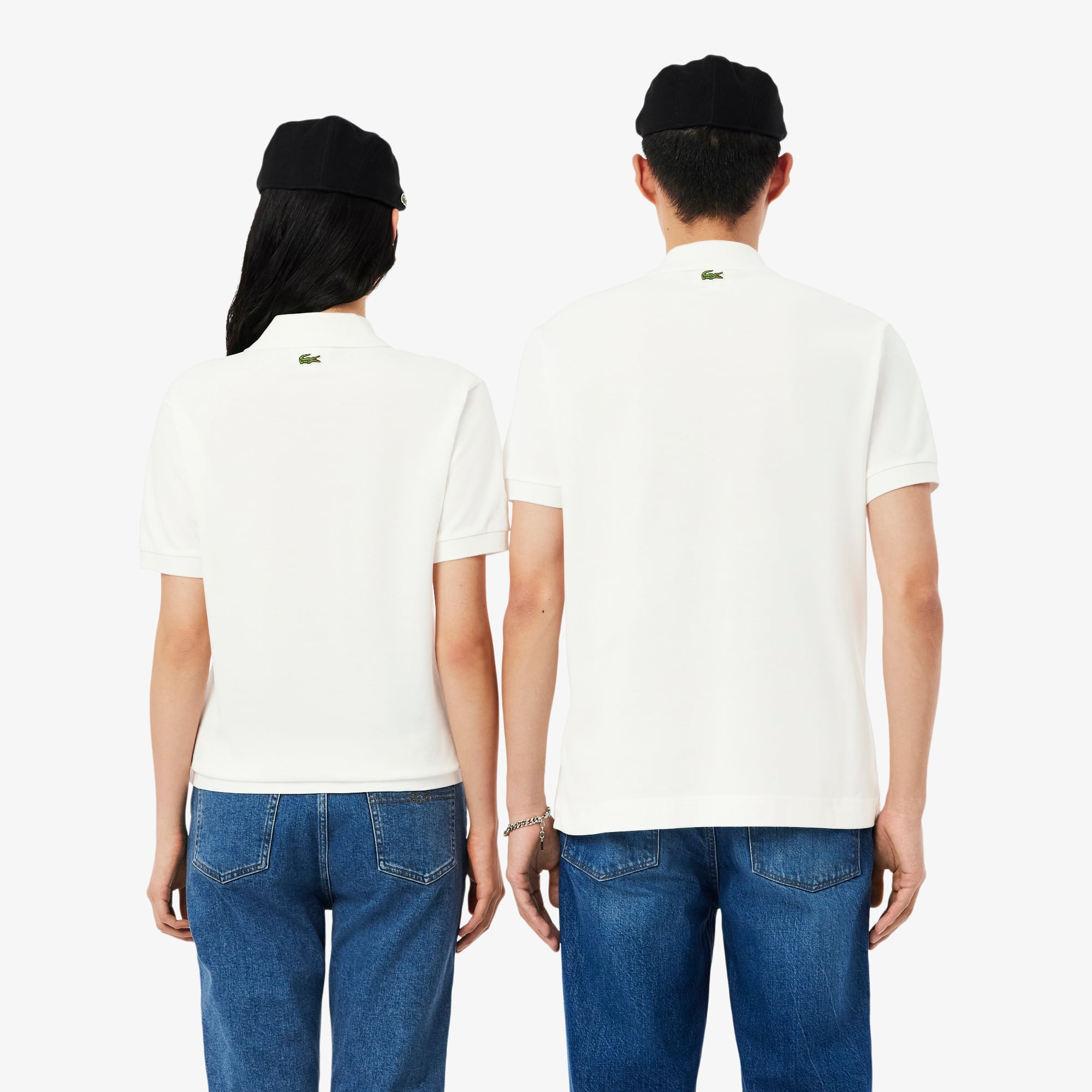 Áo Polo Lacoste Unisex Dáng Cổ Điển Logo Dập Nổi