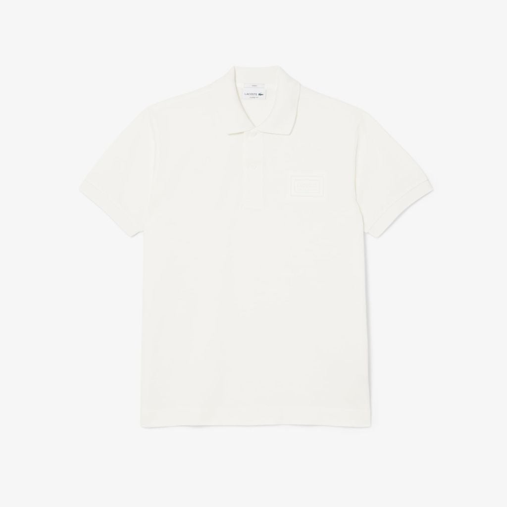 Áo Polo Lacoste Unisex Dáng Cổ Điển Logo Dập Nổi