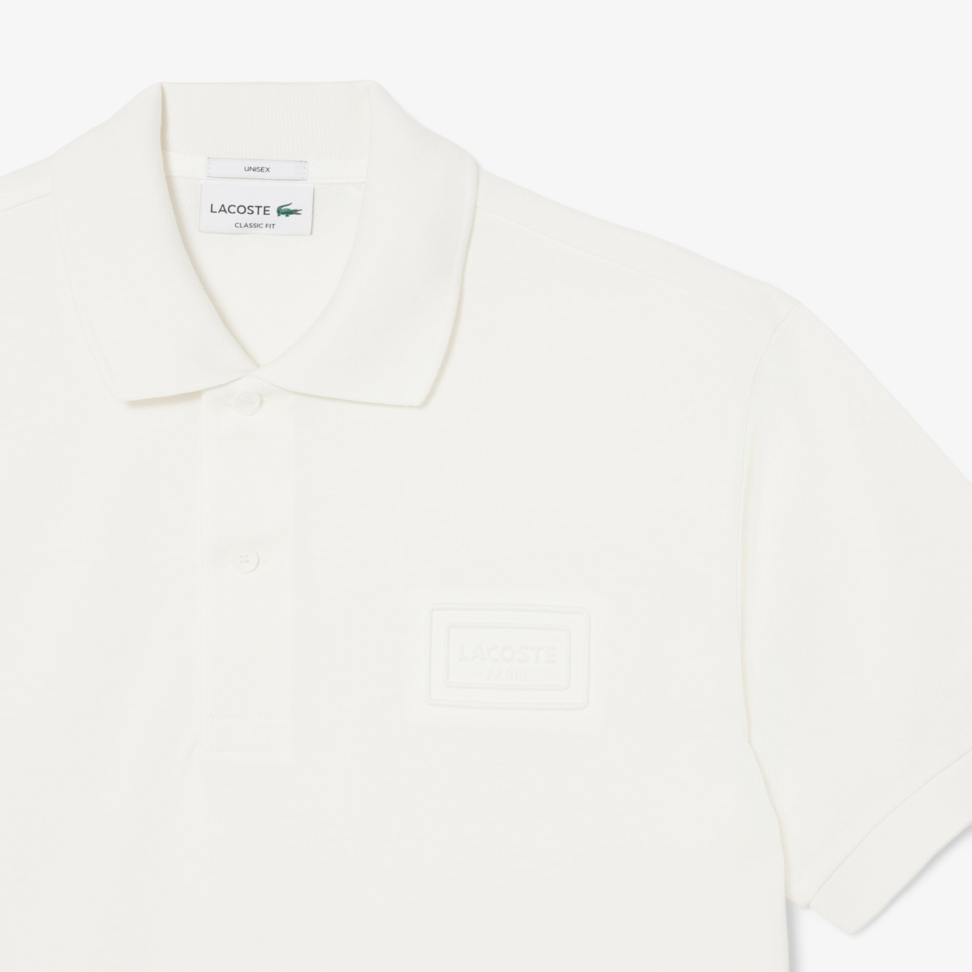 Áo Polo Lacoste Unisex Dáng Cổ Điển Logo Dập Nổi