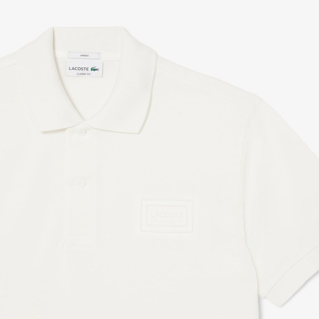 Áo Polo Lacoste Unisex Dáng Cổ Điển Logo Dập Nổi