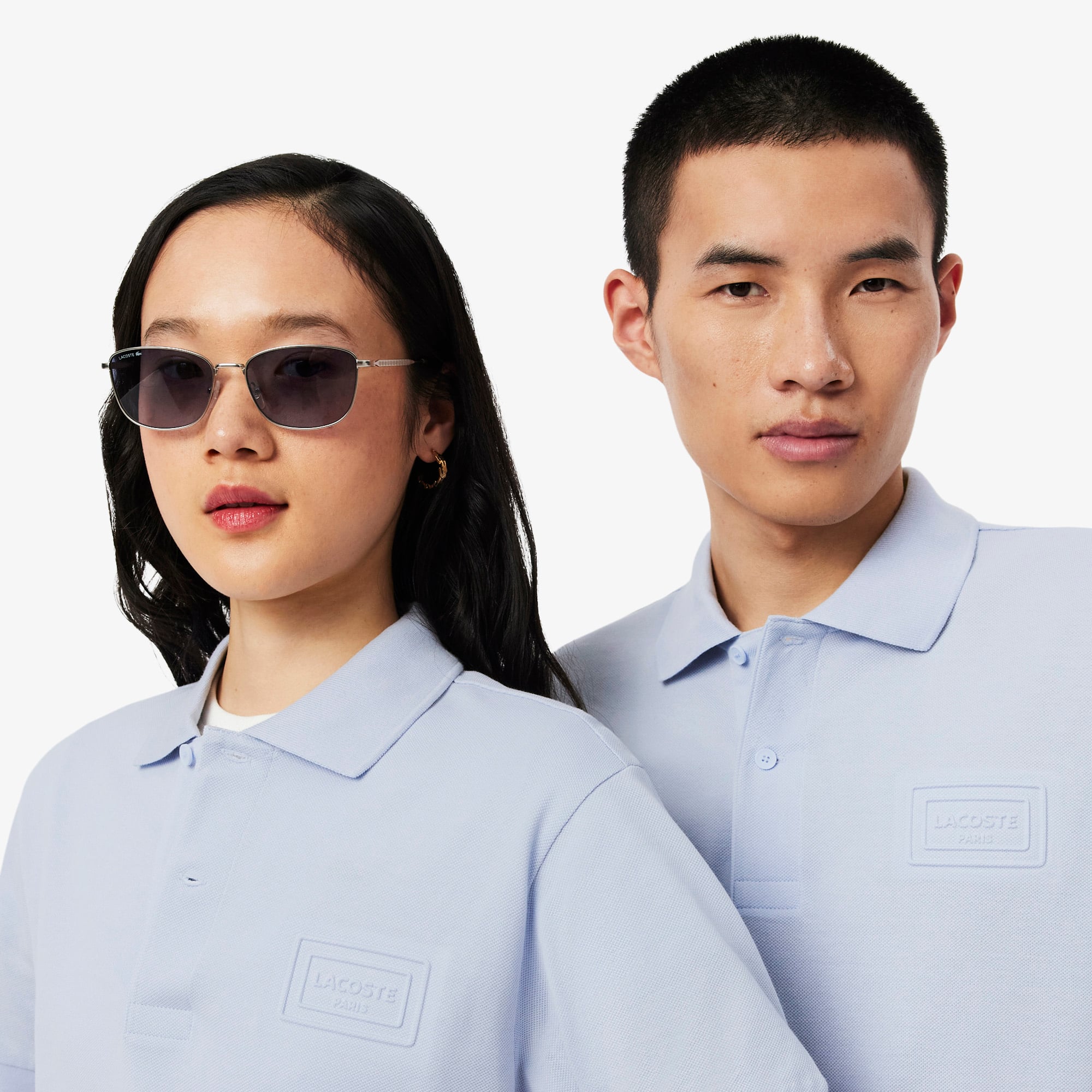 Áo Polo Lacoste Unisex Dáng Cổ Điển Logo Dập Nổi