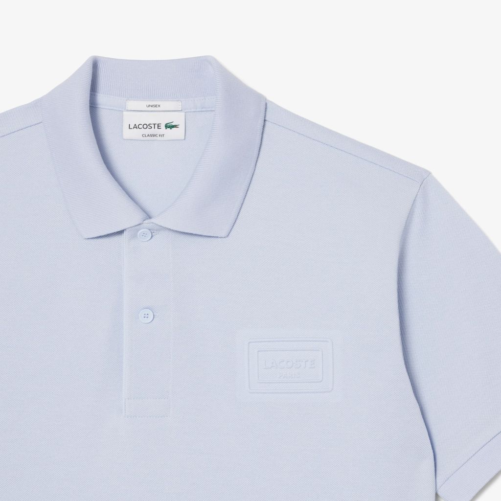 Áo Polo Lacoste Unisex Dáng Cổ Điển Logo Dập Nổi
