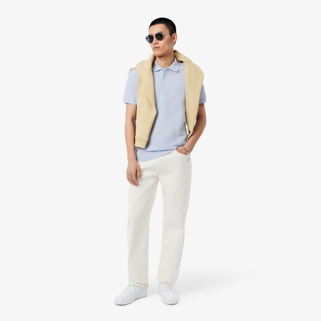 Áo Polo Lacoste Unisex Dáng Cổ Điển Logo Dập Nổi