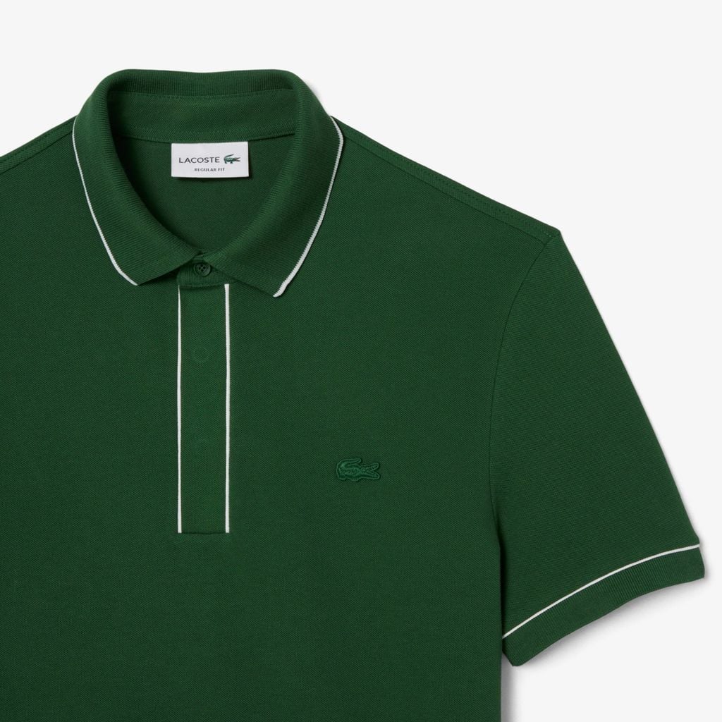 Áo Polo Lacoste Nam Paris Dáng Suông Chất Liệu Piqué