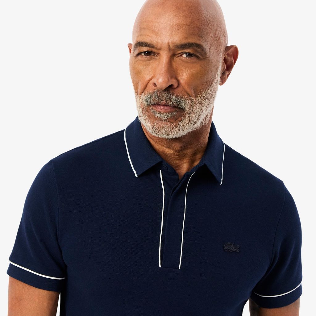Áo Polo Lacoste Nam Paris Dáng Suông Chất Liệu Piqué