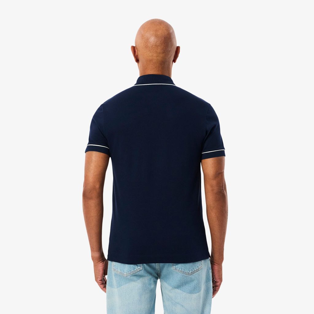 Áo Polo Lacoste Nam Paris Dáng Suông Chất Liệu Piqué