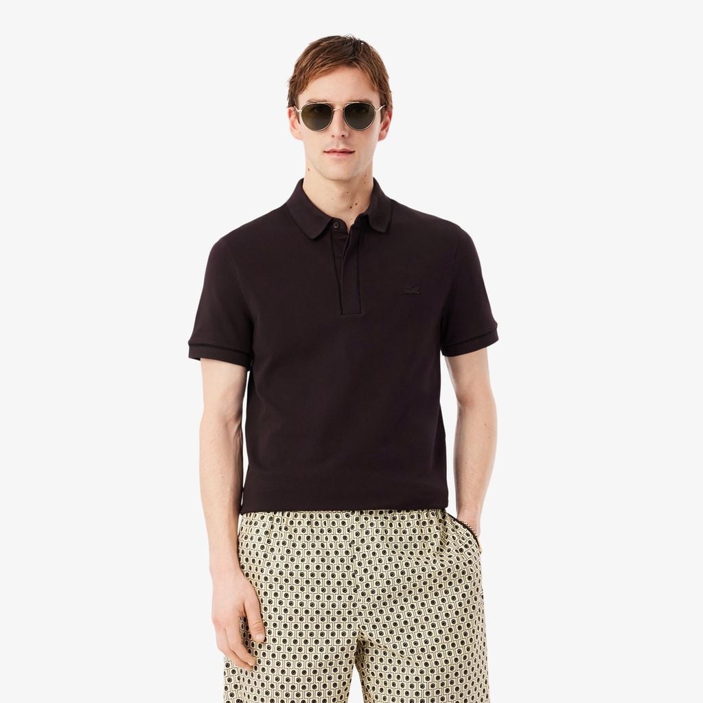 Áo Polo Lacoste Nam Paris Dáng Suông Chất Liệu Piqué