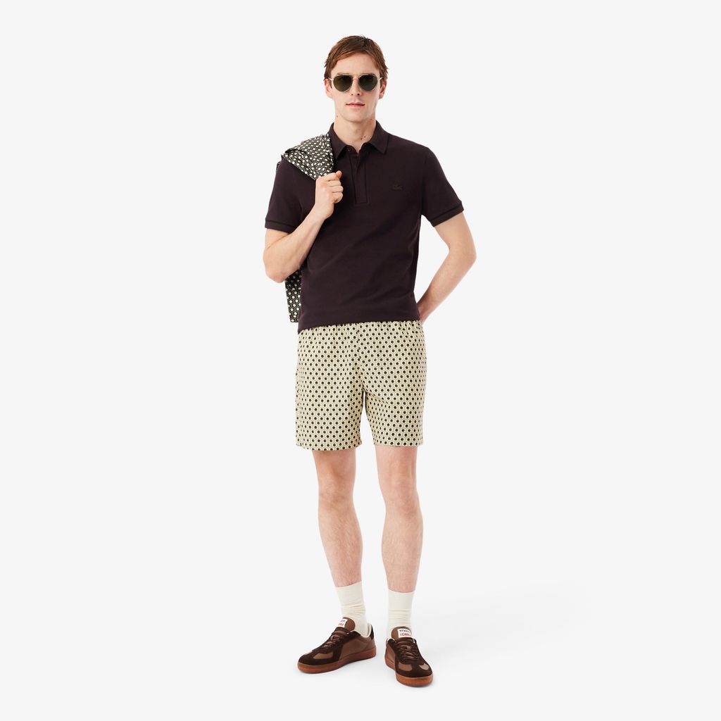 Áo Polo Lacoste Nam Paris Dáng Suông Chất Liệu Piqué