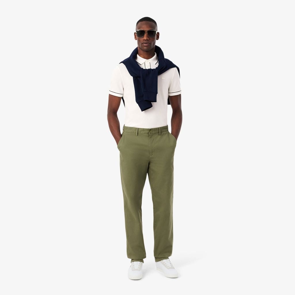 Áo Polo Lacoste Nam Paris Dáng Suông Chất Liệu Piqué