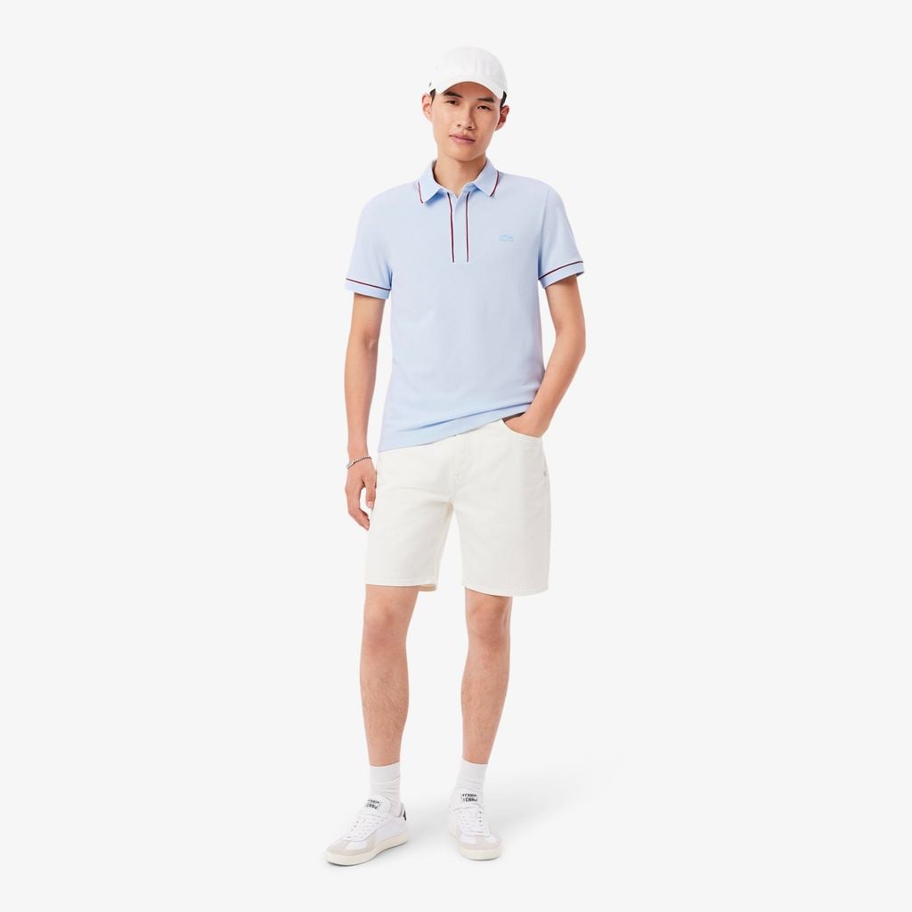 Áo Polo Lacoste Nam Paris Dáng Suông Chất Liệu Piqué