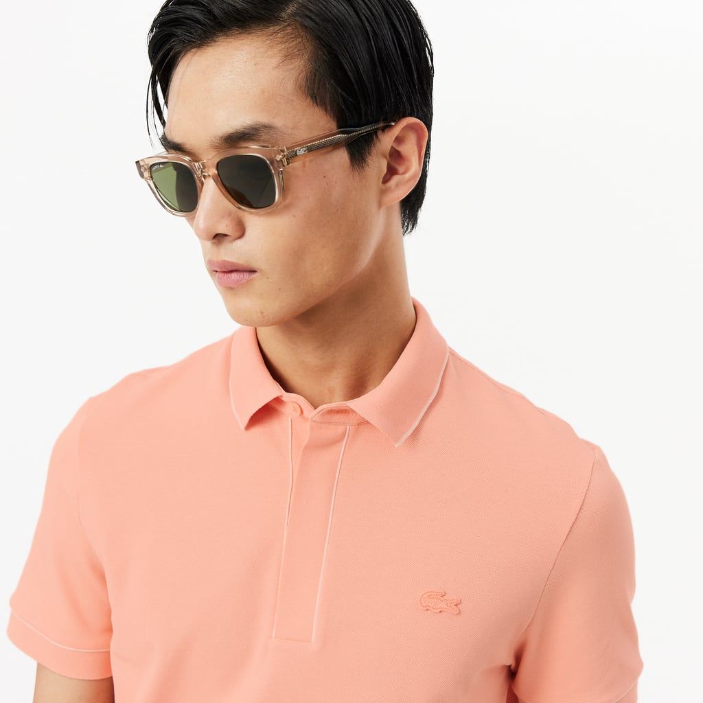 Áo Polo Lacoste Nam Paris Dáng Suông Chất Liệu Piqué