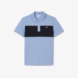 Áo Polo Lacoste Nam Dáng Suông Chất Liệu Piqué Họa Tiết Color-Block