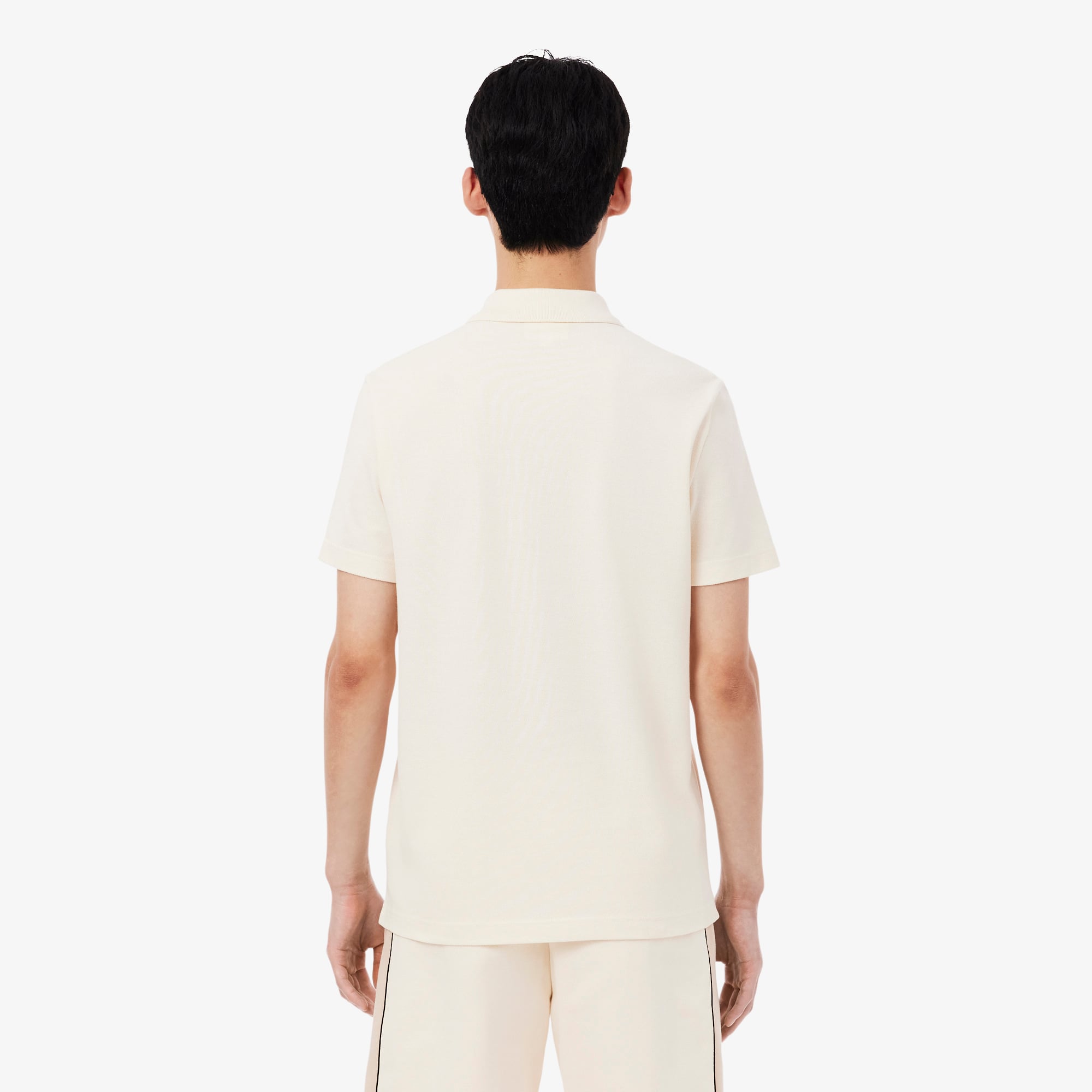 Áo Polo Lacoste Nam Dáng Suông Chất Liệu Piqué Họa Tiết Color-Block