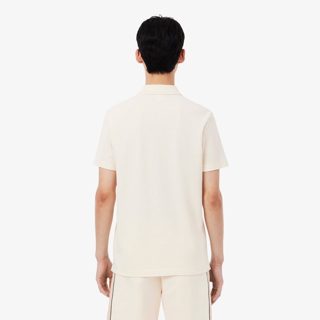 Áo Polo Lacoste Nam Dáng Suông Chất Liệu Piqué Họa Tiết Color-Block