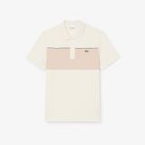 Áo Polo Lacoste Nam Dáng Suông Chất Liệu Piqué Họa Tiết Color-Block