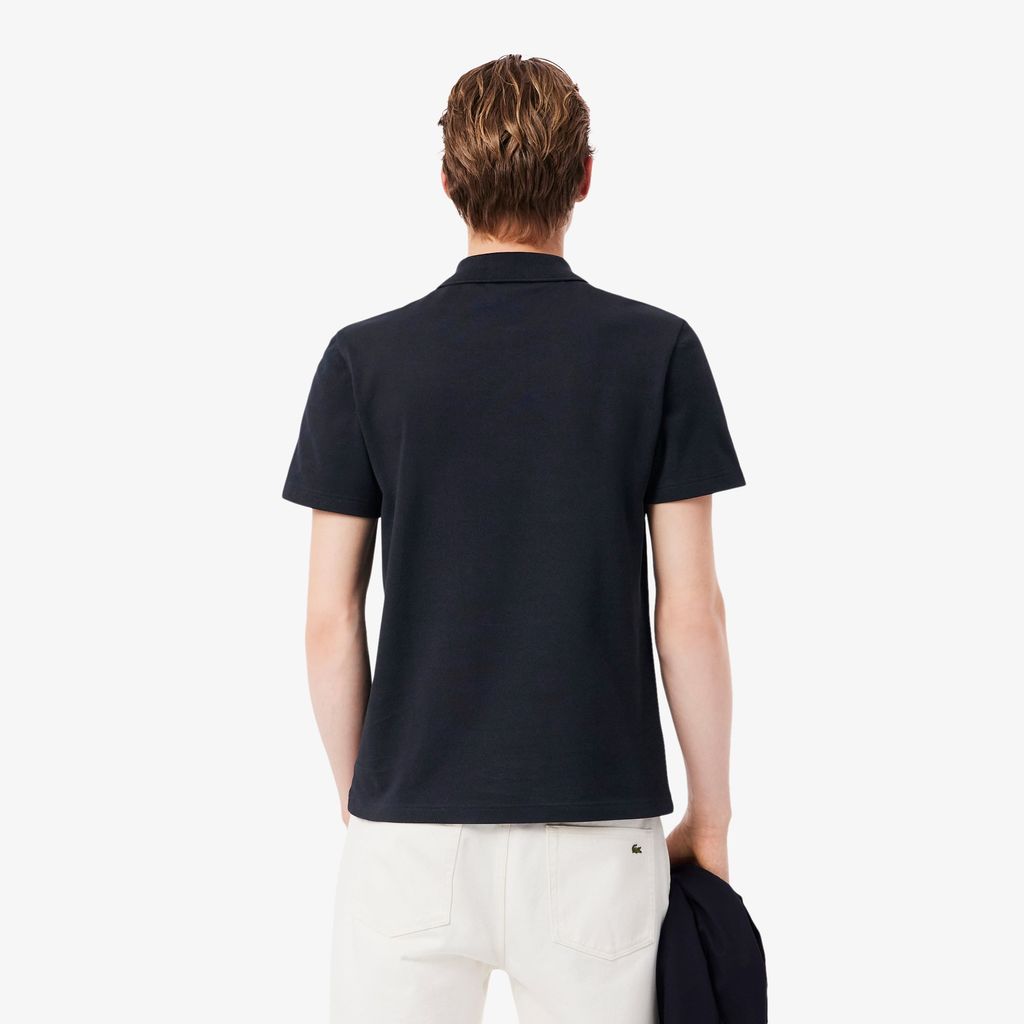 Áo Polo Lacoste Nam Dáng Suông Chất Liệu Piqué Họa Tiết Color-Block