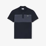 Áo Polo Lacoste Nam Dáng Suông Chất Liệu Piqué Họa Tiết Color-Block