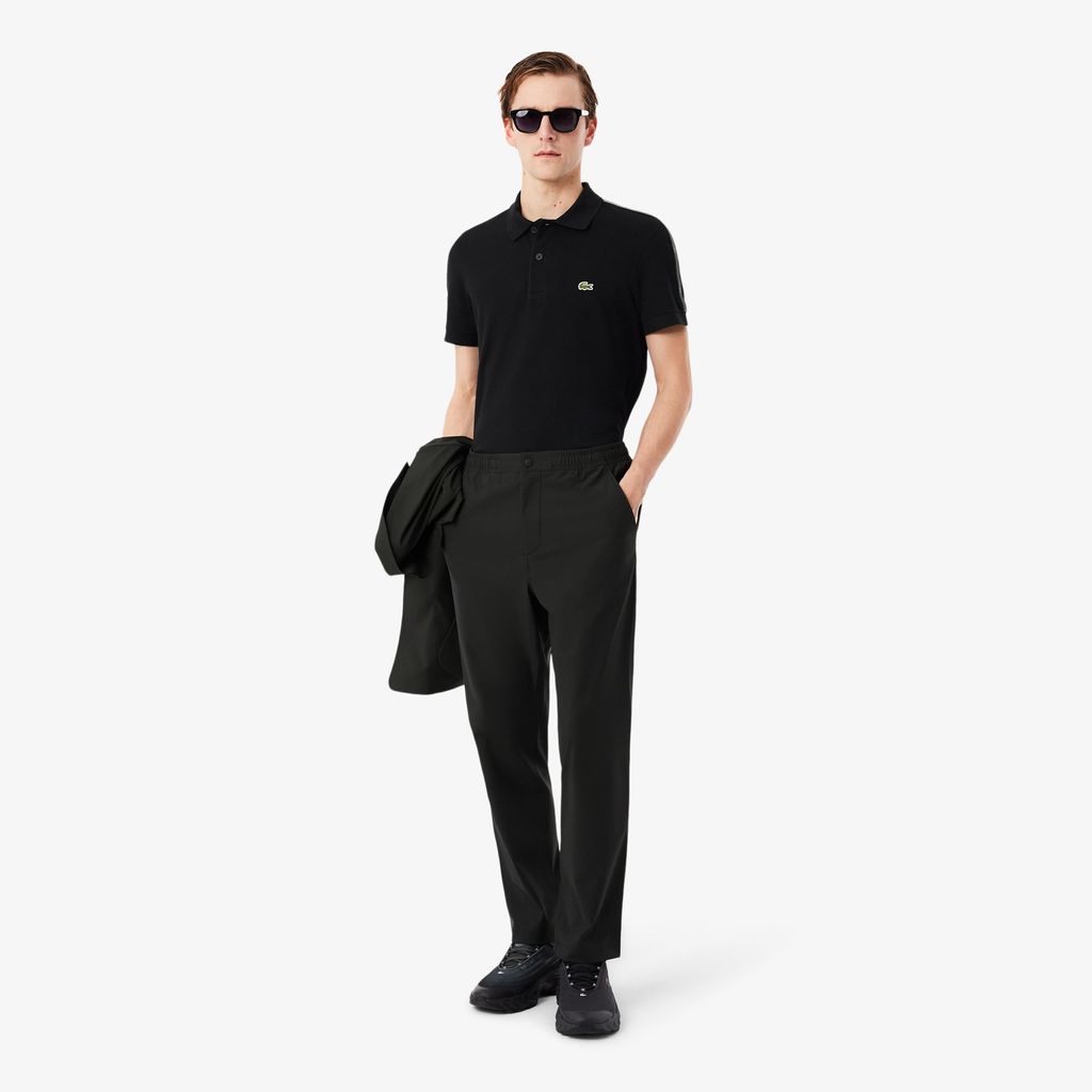 Áo Polo Lacoste Nam Dáng Suông Kẻ Sọc Có Logo