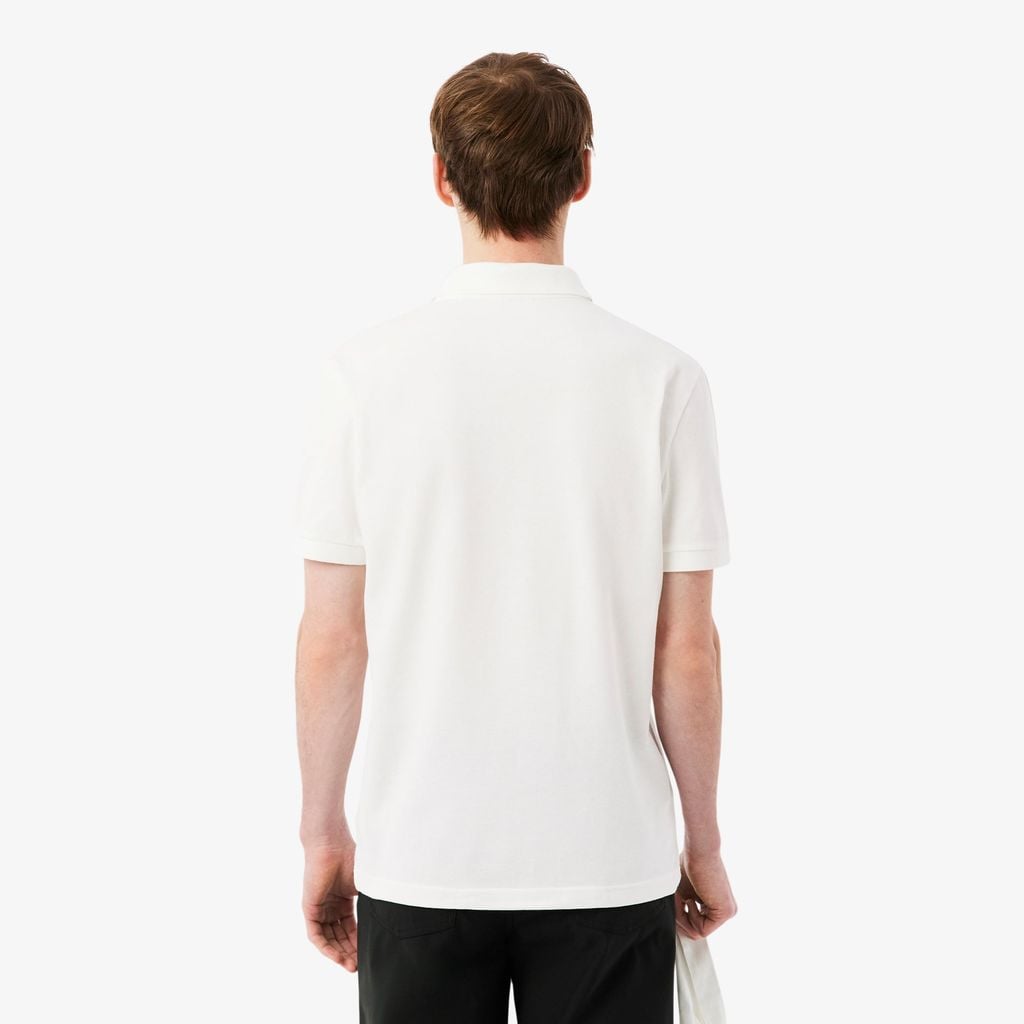 Áo Polo Lacoste Nam Dáng Suông Kẻ Sọc Có Logo