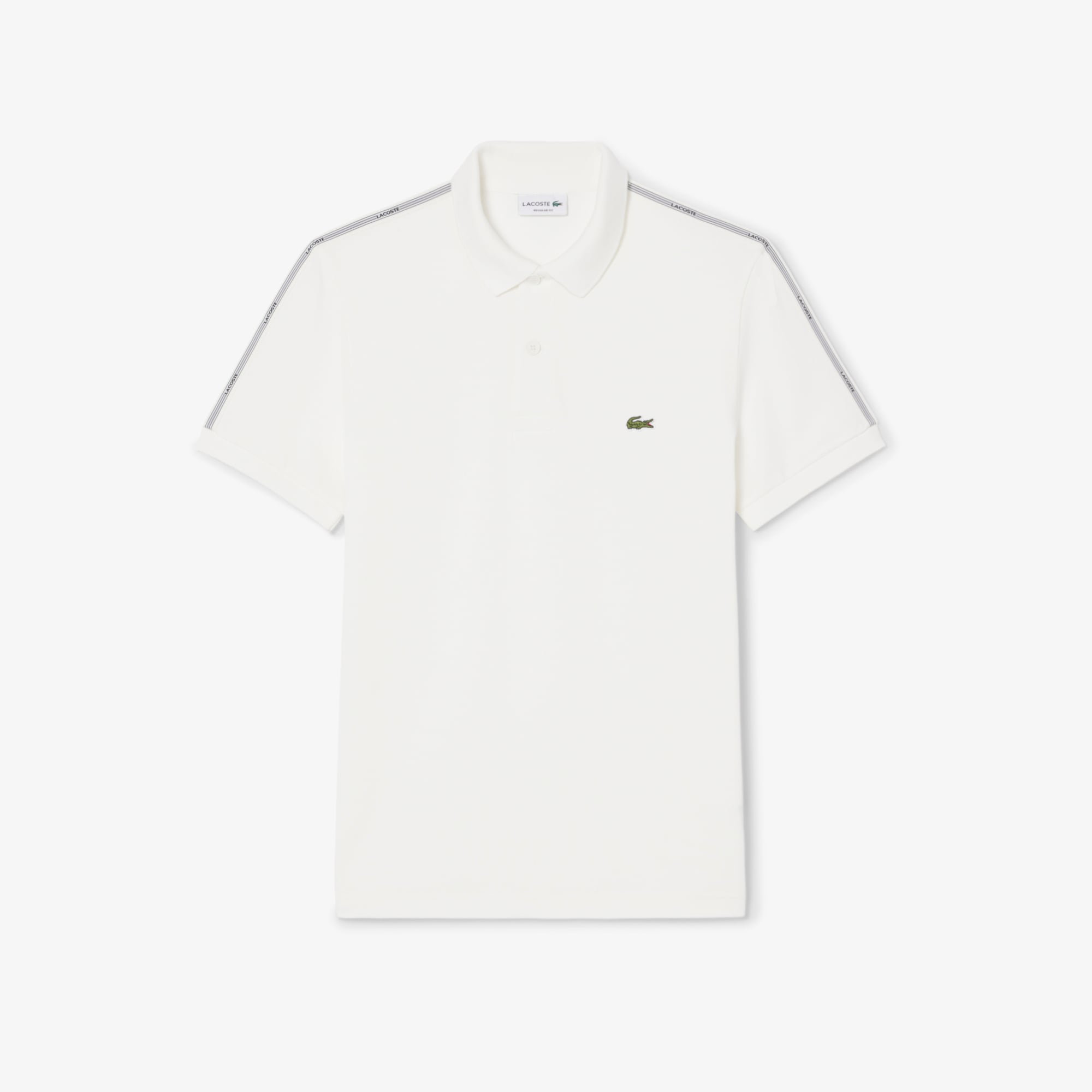Áo Polo Lacoste Nam Dáng Suông Kẻ Sọc Có Logo