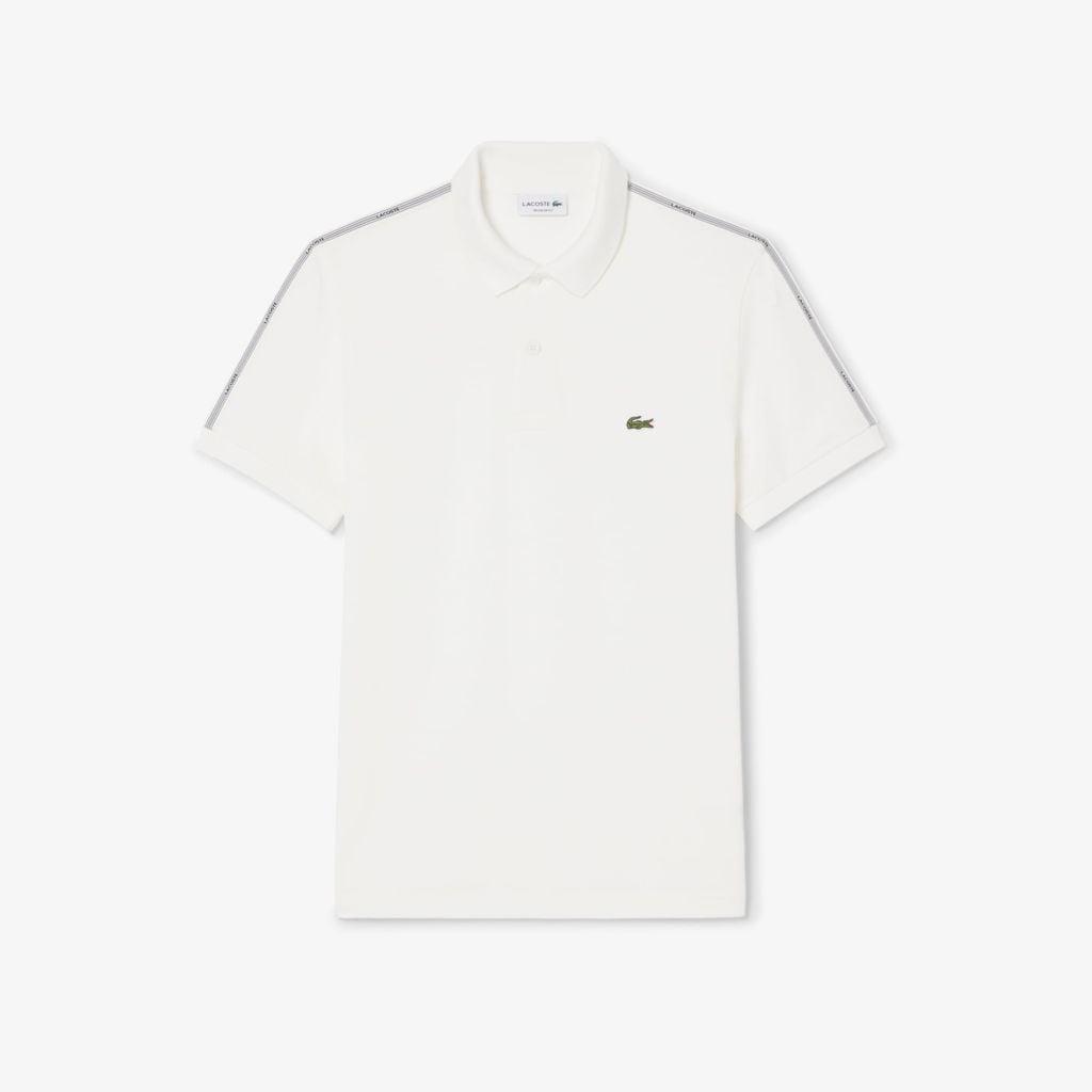 Áo Polo Lacoste Nam Dáng Suông Kẻ Sọc Có Logo