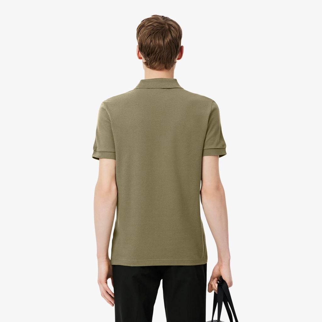Áo Polo Lacoste Nam Dáng Suông Kẻ Sọc Có Logo