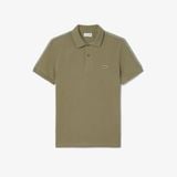 Áo Polo Lacoste Nam Dáng Suông Kẻ Sọc Có Logo