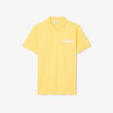 Áo Polo Lacoste Nam Dáng Cổ Điển Chất Liệu Petit Piqué In Họa Tiết
