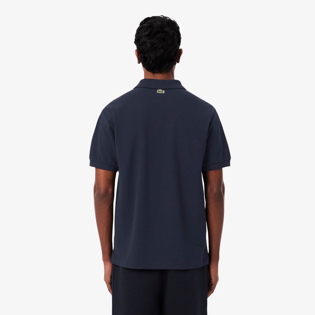 Áo Polo Lacoste Nam Dáng Cổ Điển Chất Liệu Petit Piqué In Họa Tiết