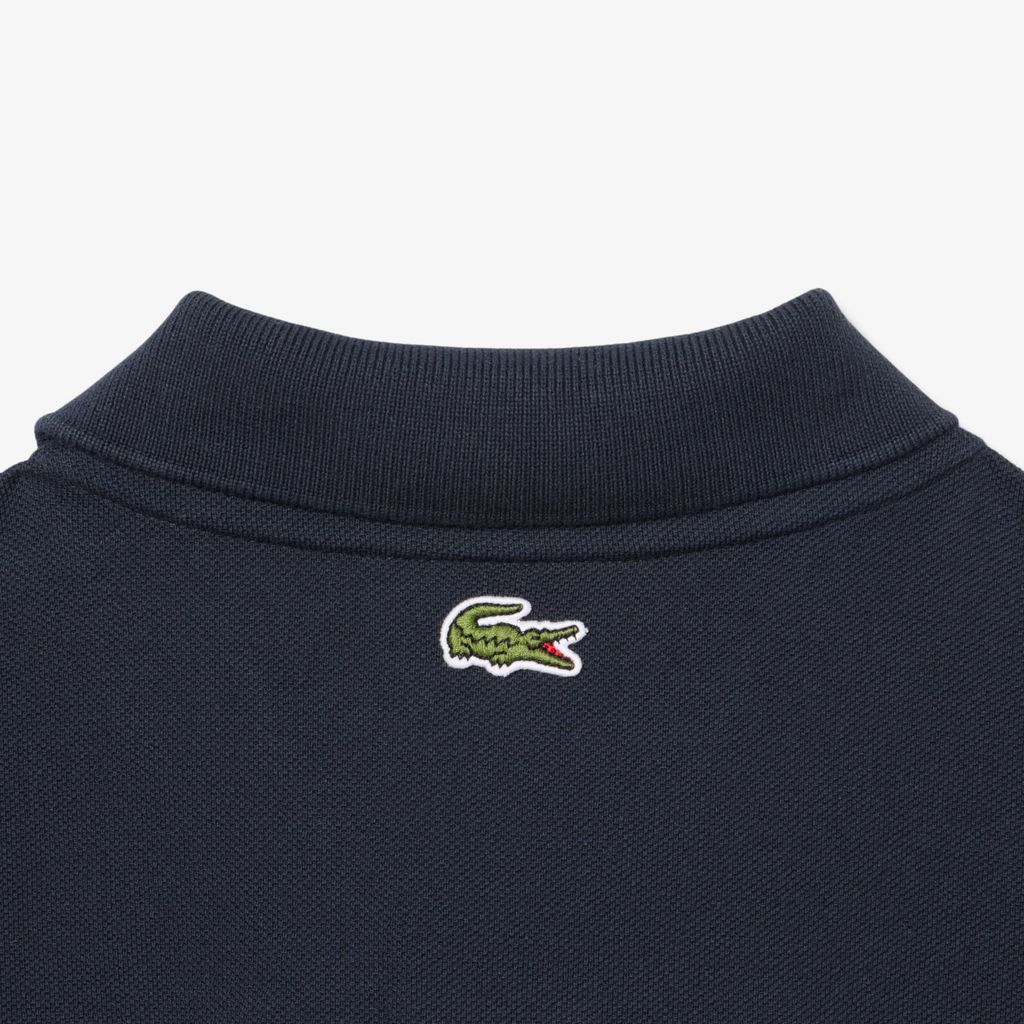 Áo Polo Lacoste Nam Dáng Cổ Điển Chất Liệu Petit Piqué In Họa Tiết