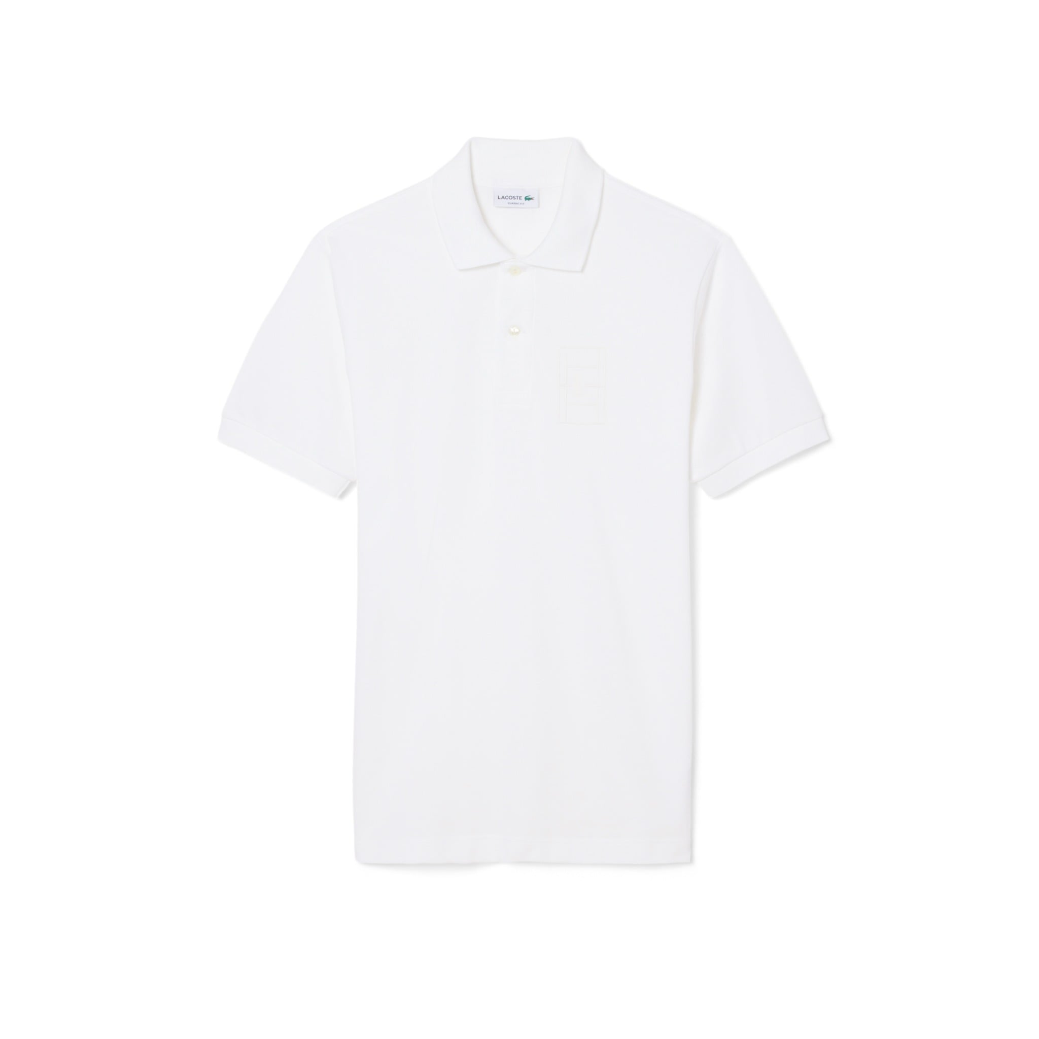 Áo Polo Lacoste Nam Dáng Cổ Điển Chất Liệu Petit Piqué Họa Tiết Thêu