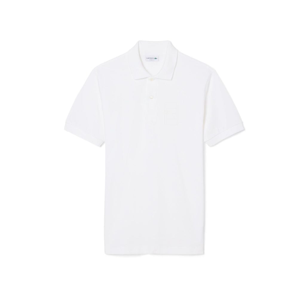 Áo Polo Lacoste Nam Dáng Cổ Điển Chất Liệu Petit Piqué Họa Tiết Thêu