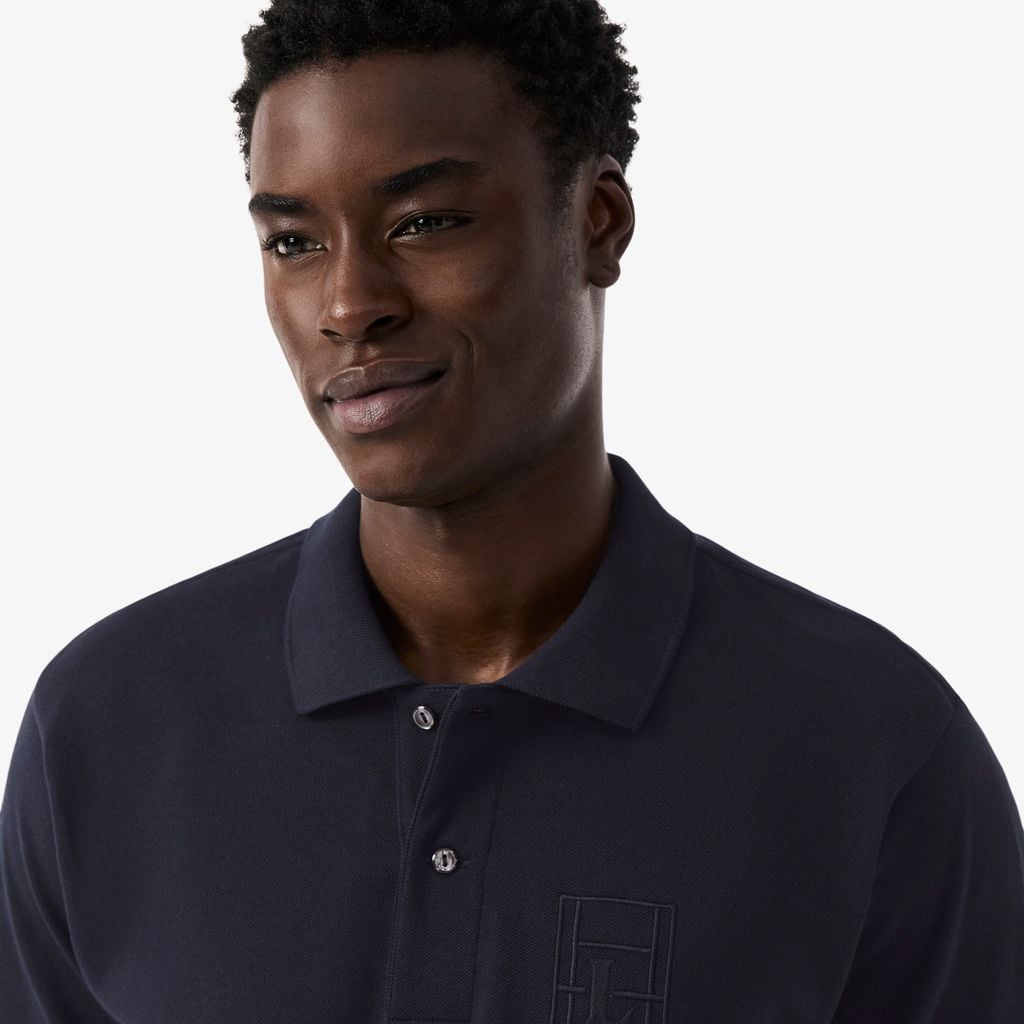Áo Polo Lacoste Nam Dáng Cổ Điển Chất Liệu Petit Piqué Họa Tiết Thêu