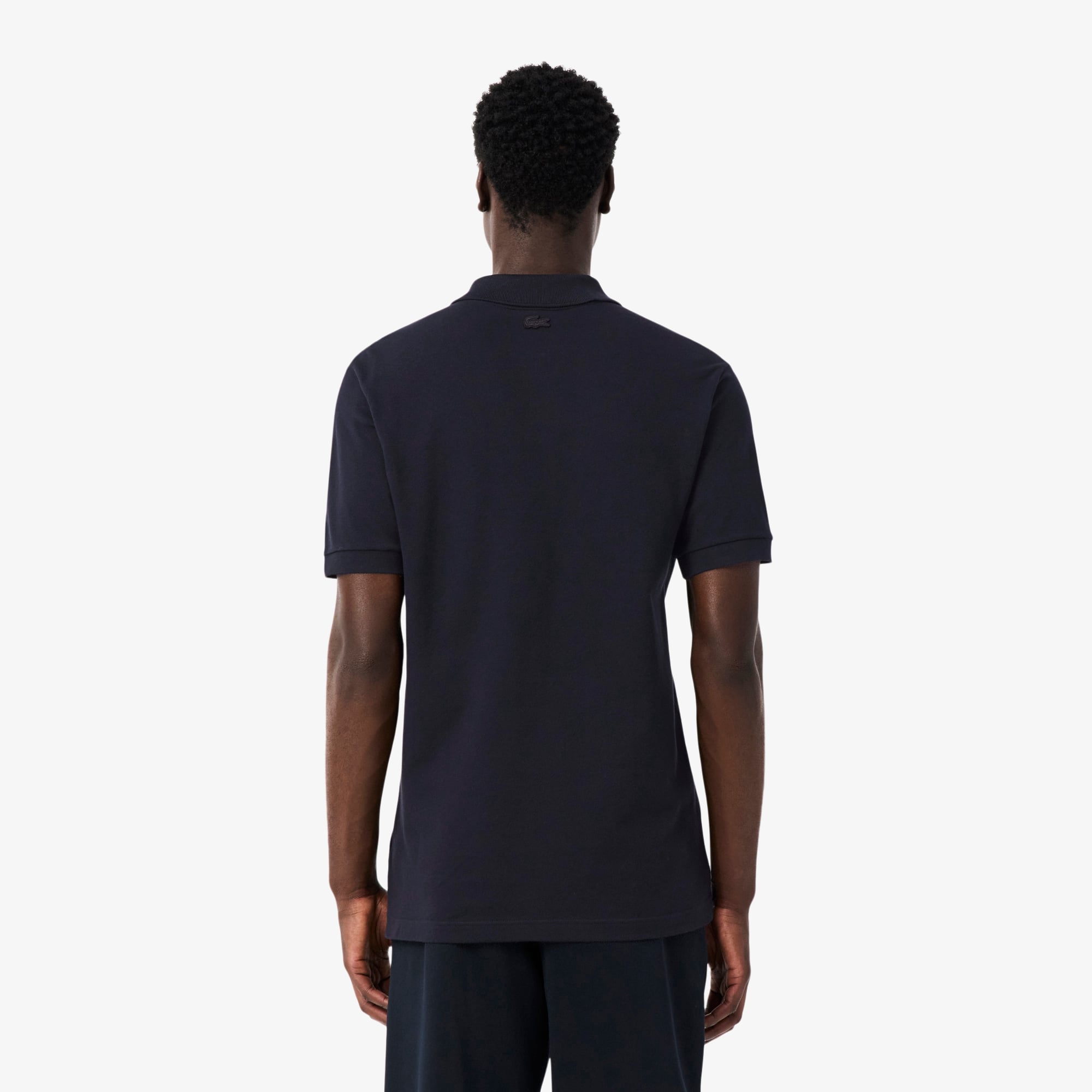 Áo Polo Lacoste Nam Dáng Cổ Điển Chất Liệu Petit Piqué Họa Tiết Thêu