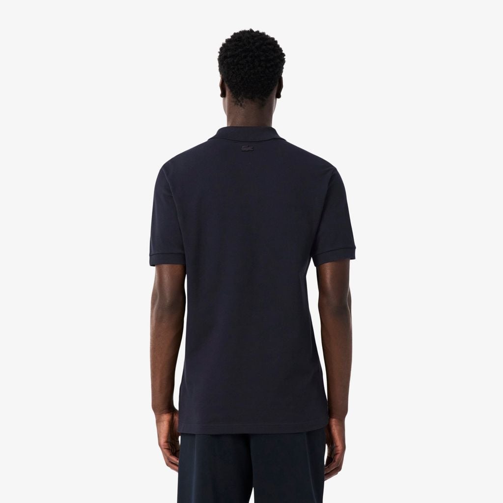 Áo Polo Lacoste Nam Dáng Cổ Điển Chất Liệu Petit Piqué Họa Tiết Thêu