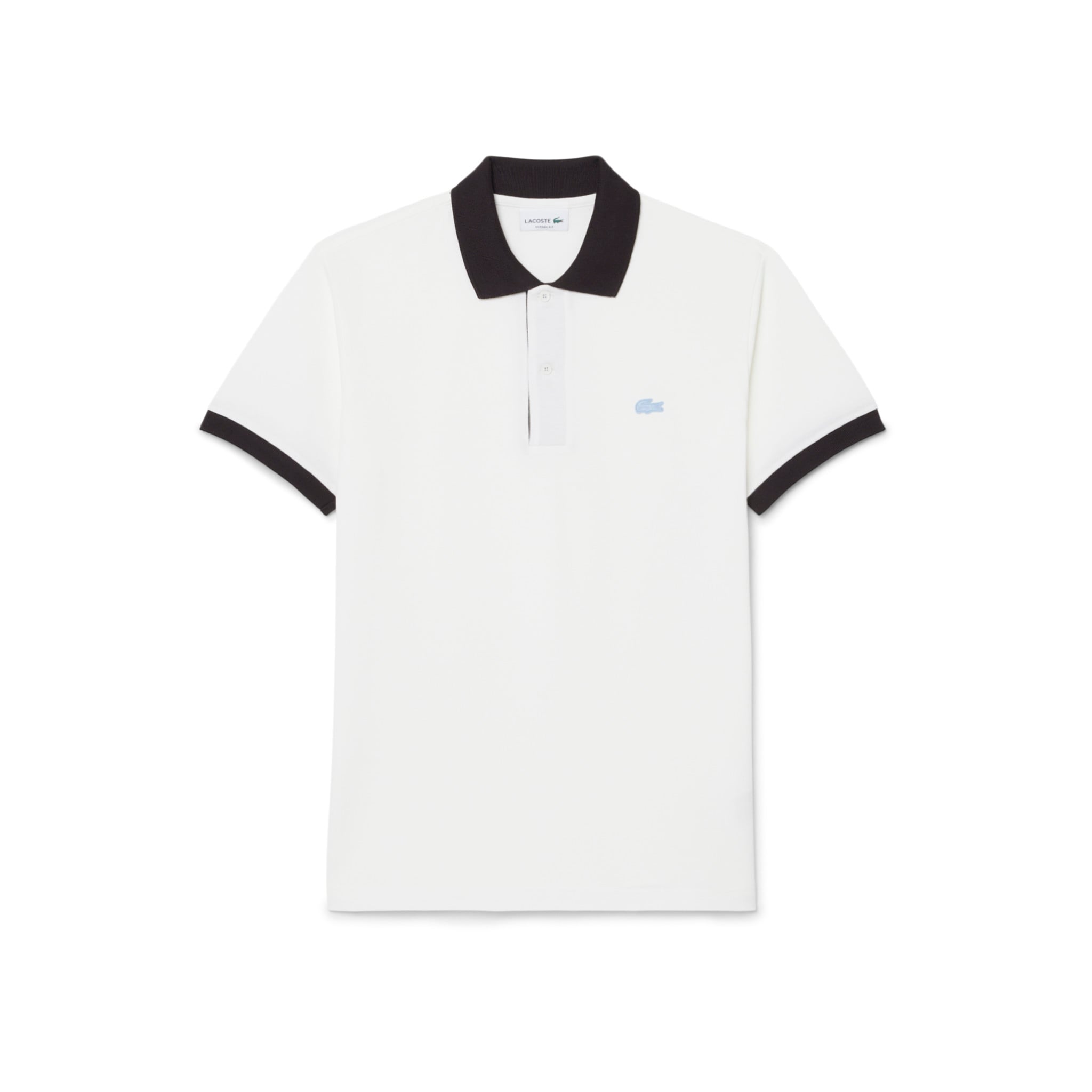 Áo Polo Lacoste Nam Dáng Cổ Điển Bo Gân Tương Phản