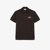 Áo Polo Lacoste Nam Dáng Cổ Điển Họa Tiết In Logo