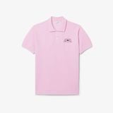 Áo Polo Lacoste Nam Dáng Cổ Điển Họa Tiết In Logo