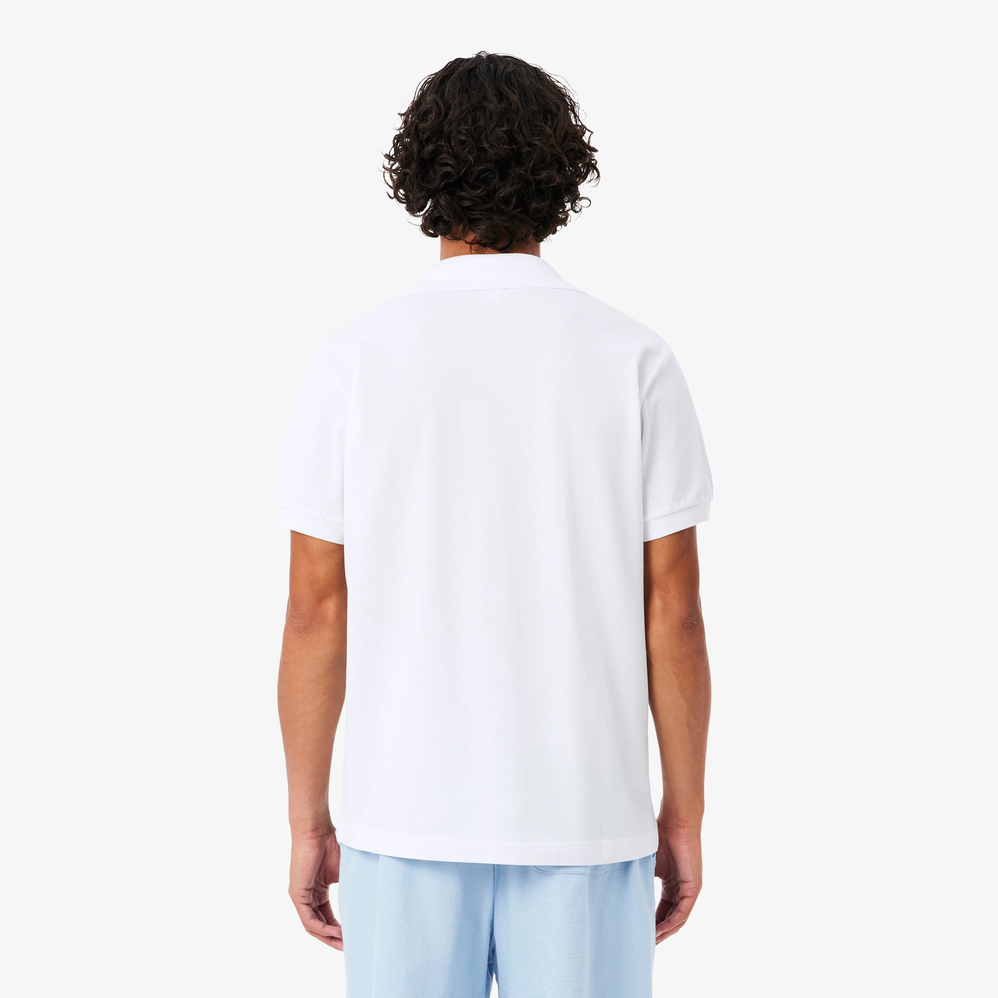 Áo Polo Lacoste Nam Dáng Cổ Điển Chất Liệu Piqué In Hình