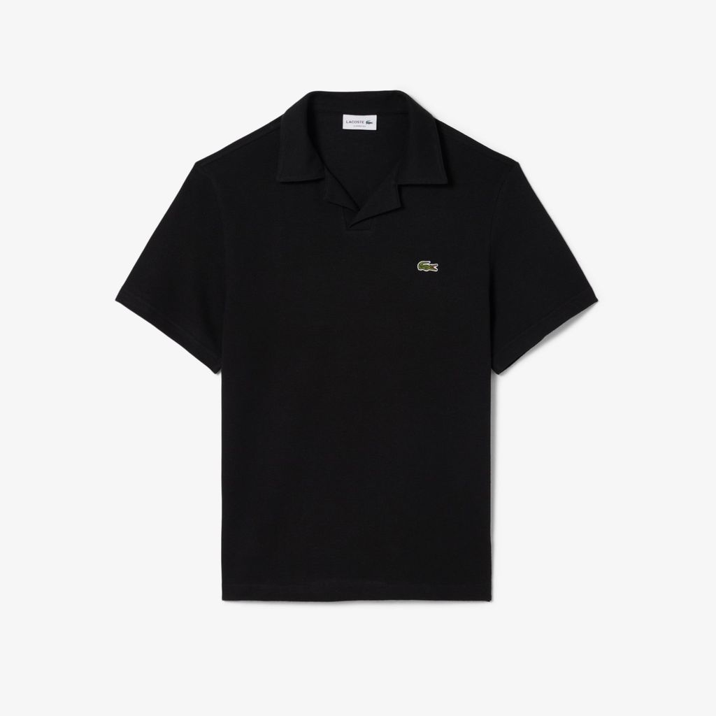 Áo Polo Lacoste Nam Dáng Cổ Điển Chất Liệu Cotton-Linen