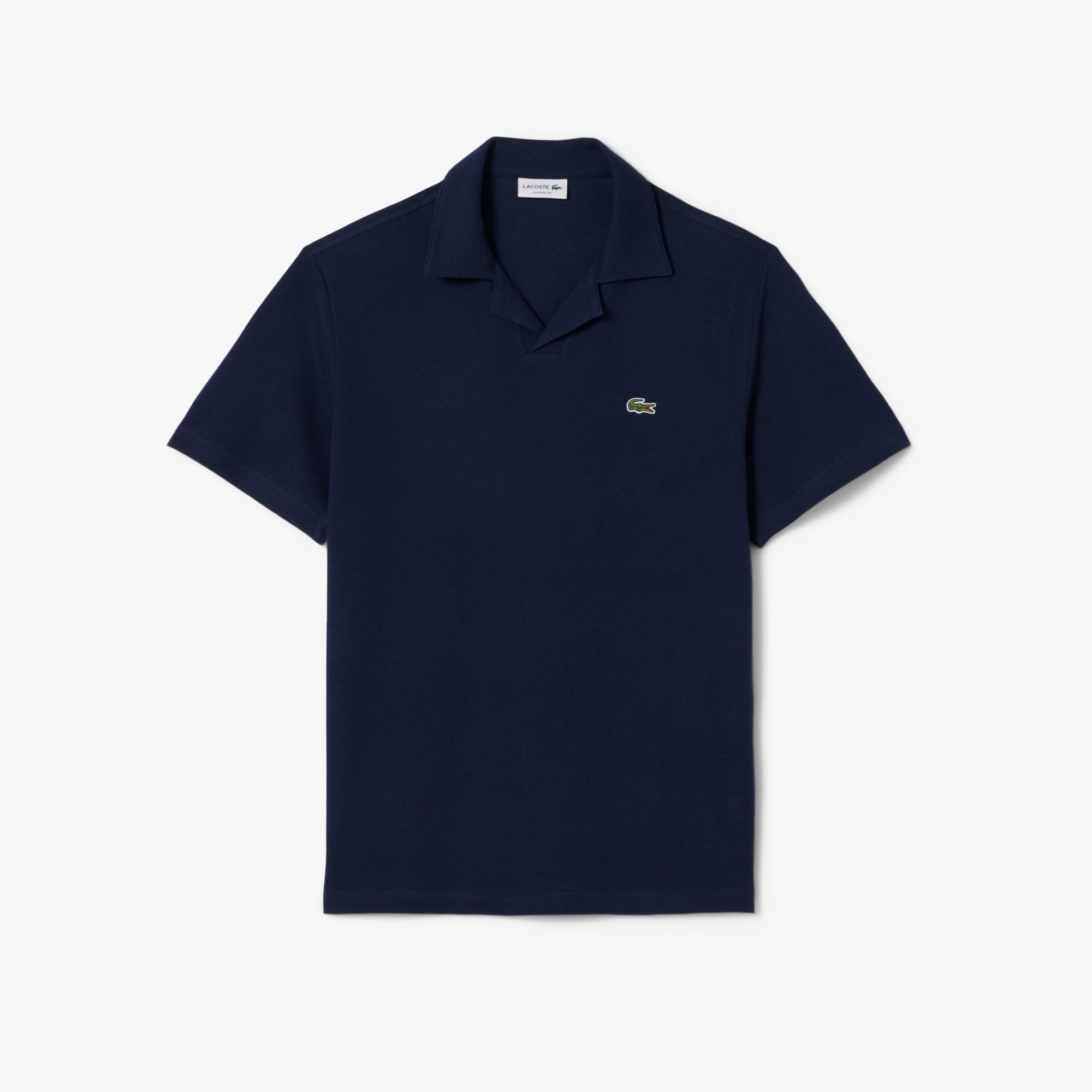 Áo Polo Lacoste Nam Dáng Cổ Điển Chất Liệu Cotton-Linen