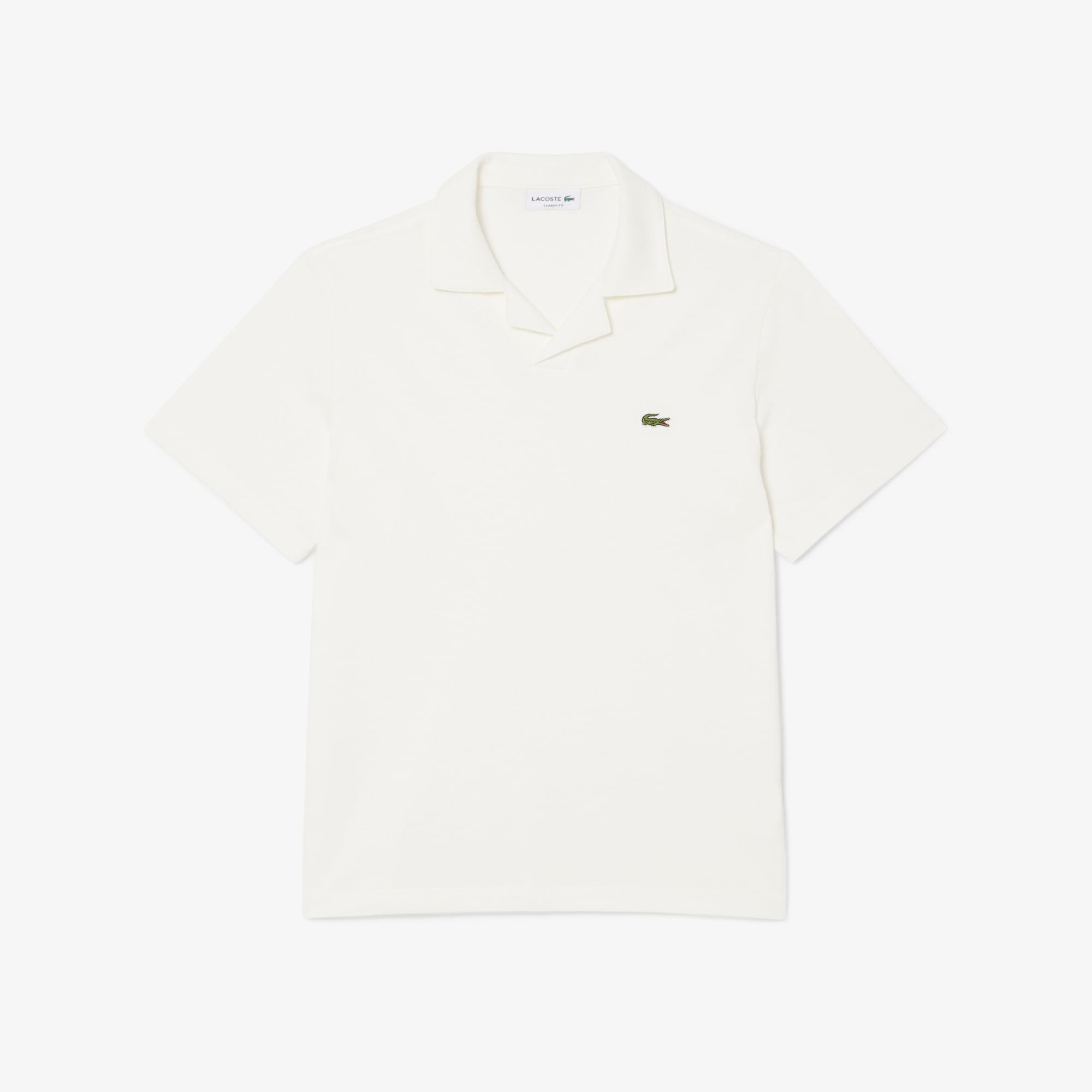 Áo Polo Lacoste Nam Dáng Cổ Điển Chất Liệu Cotton-Linen