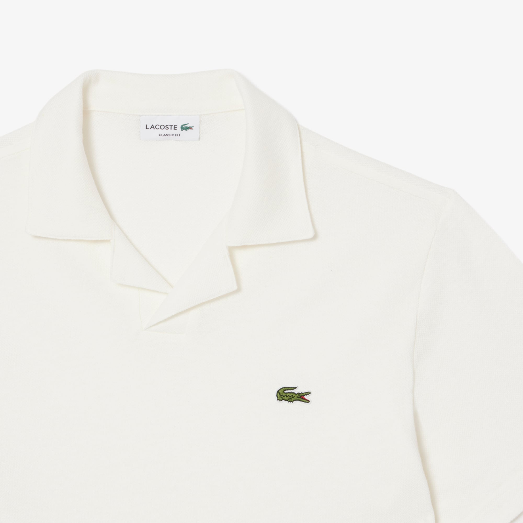Áo Polo Lacoste Nam Dáng Cổ Điển Chất Liệu Cotton-Linen