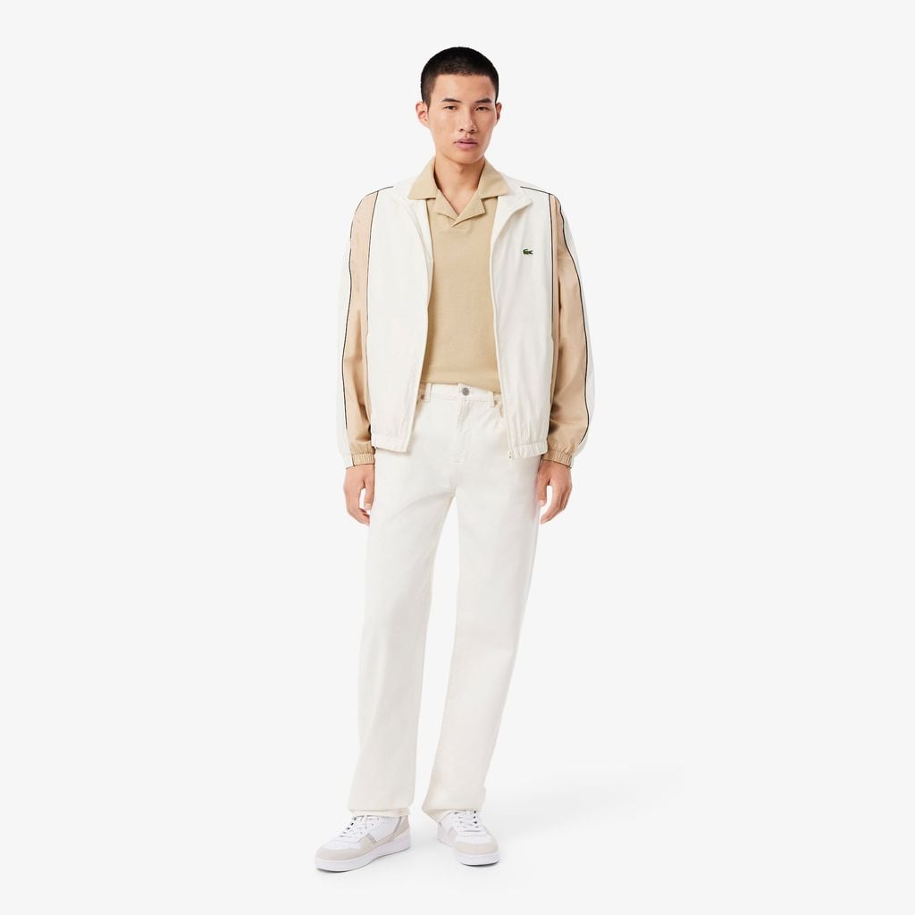 Áo Polo Lacoste Nam Dáng Cổ Điển Chất Liệu Cotton-Linen
