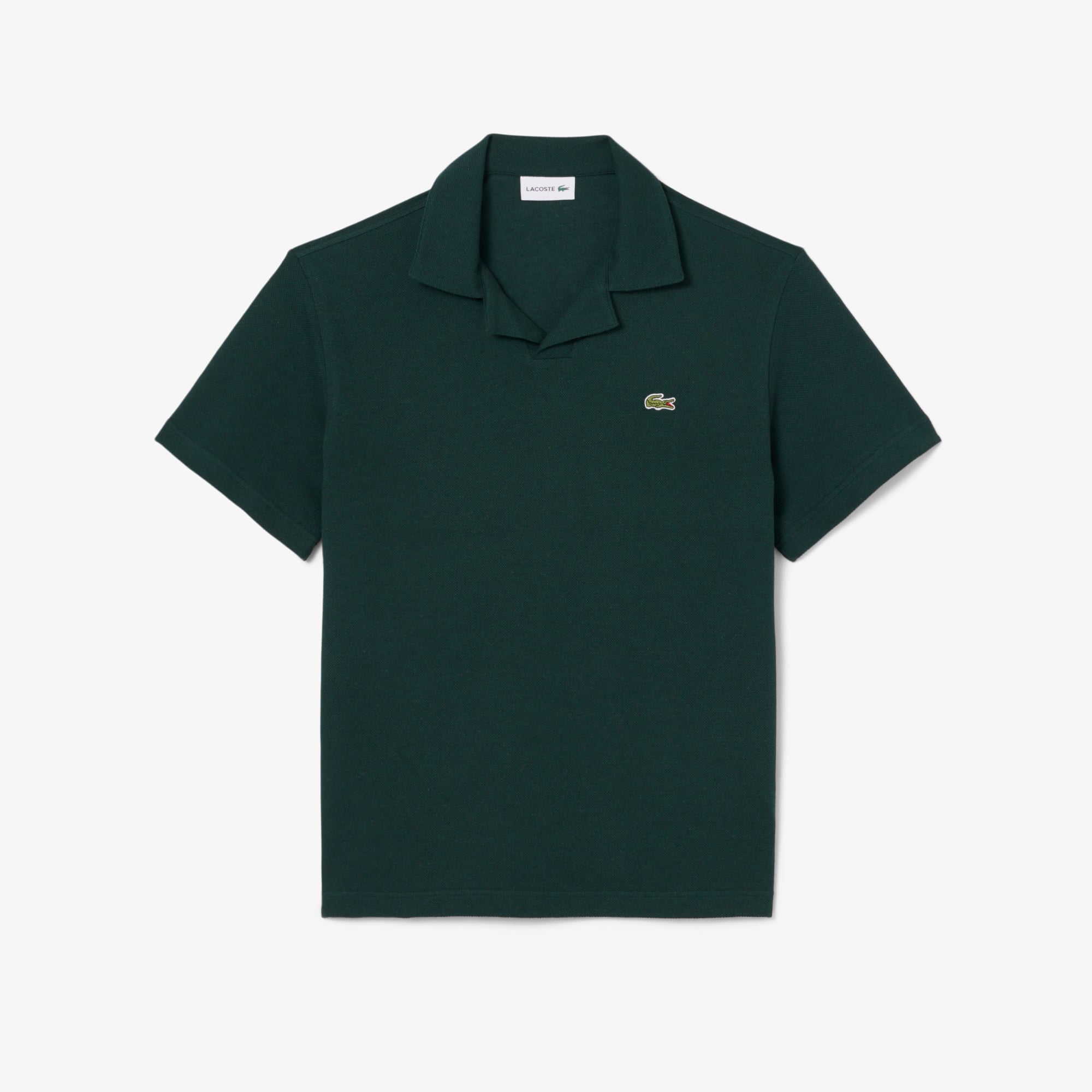 Áo Polo Lacoste Nam Dáng Cổ Điển Chất Liệu Cotton-Linen