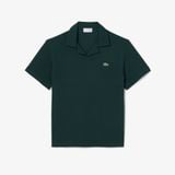 Áo Polo Lacoste Nam Dáng Cổ Điển Chất Liệu Cotton-Linen