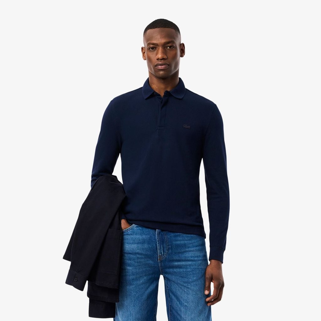 Áo Polo Lacoste Nam Paris Dáng Suông Co Giãn